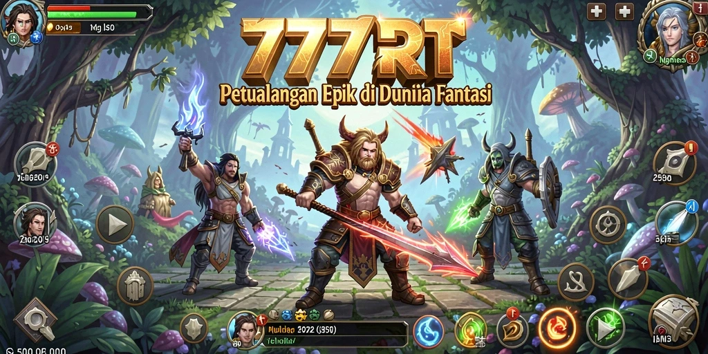 Gameplay mendebarkan dengan banyak tantangan di dunia fantasi.