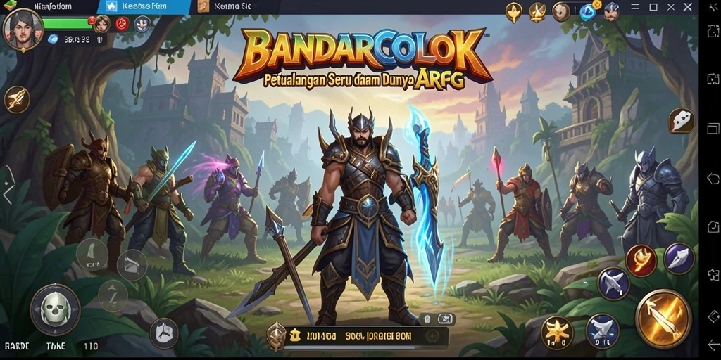 Screenshot yang menampilkan aksi seru dalam game BANDARCOLOK.