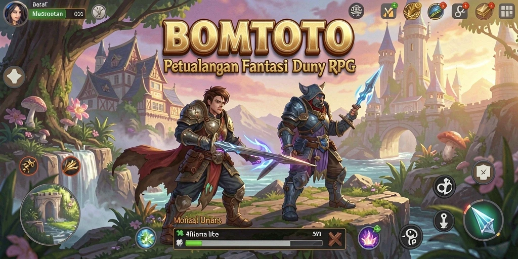 Screenshot menampilkan gameplay RPG yang seru dan penuh aksi.