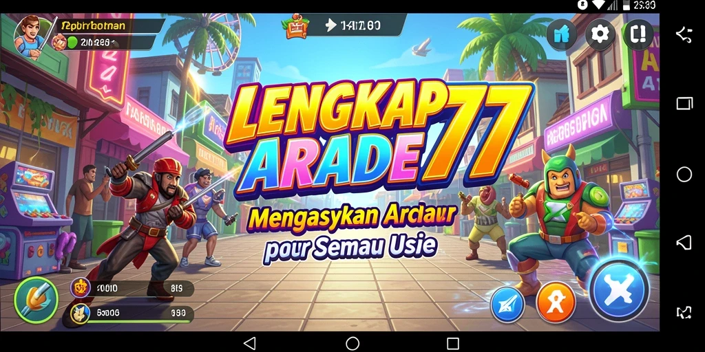Tampilan menarik dari gameplay seru LENGKAP777.