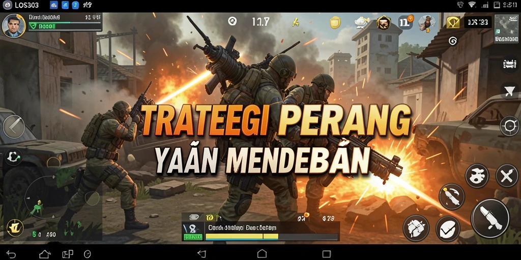 Tampilan menarik dari gameplay strategis LOS303 saat melakukan pertempuran.