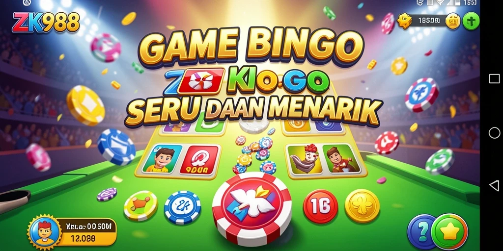 Screenshot gameplay Bingo yang seru dan interaktif di ZK988.